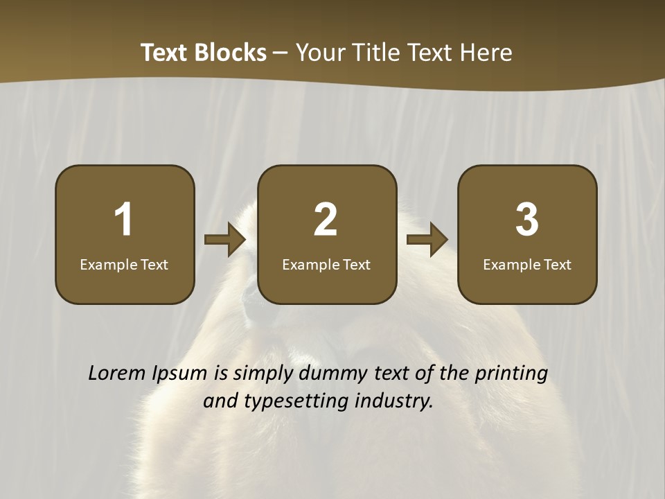 A Monkey Sitting On Top Of A Wooden Post PowerPoint Template