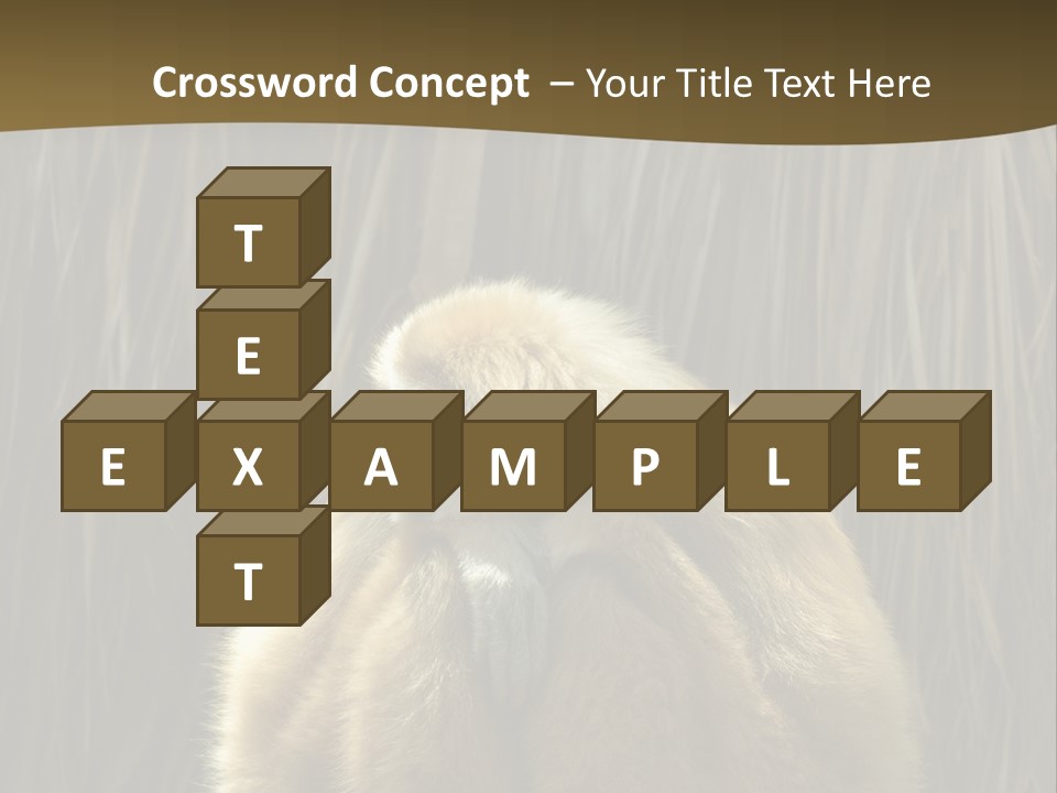 A Monkey Sitting On Top Of A Wooden Post PowerPoint Template