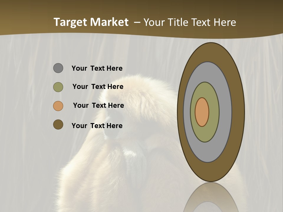 A Monkey Sitting On Top Of A Wooden Post PowerPoint Template