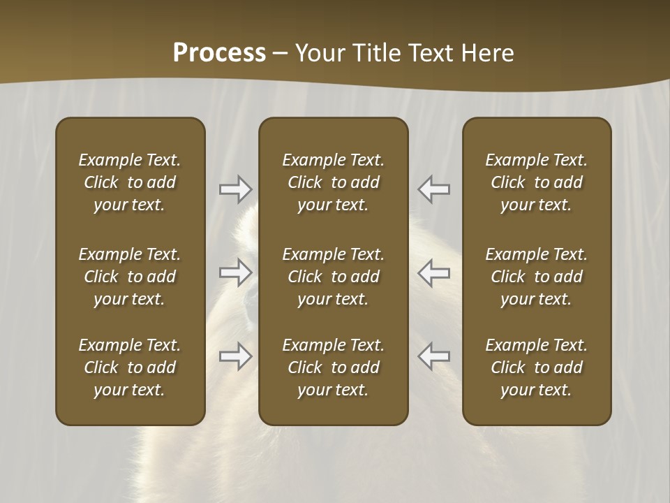 A Monkey Sitting On Top Of A Wooden Post PowerPoint Template