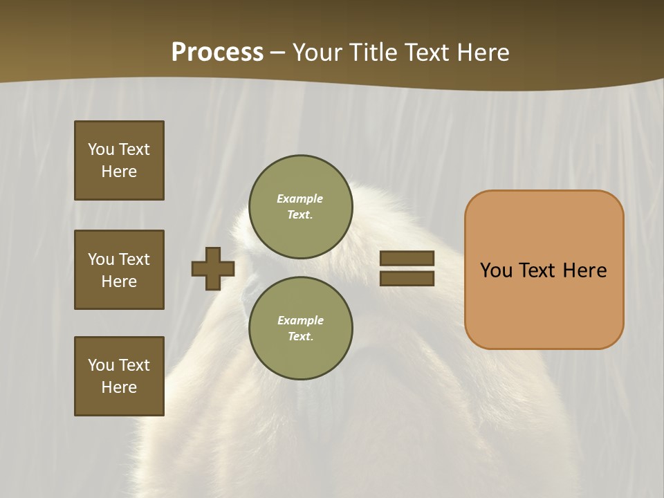 A Monkey Sitting On Top Of A Wooden Post PowerPoint Template