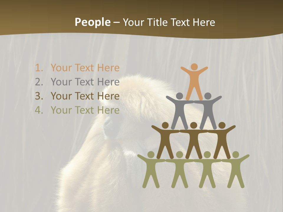 A Monkey Sitting On Top Of A Wooden Post PowerPoint Template