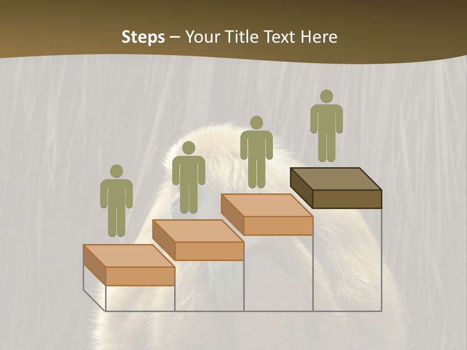 A Monkey Sitting On Top Of A Wooden Post PowerPoint Template