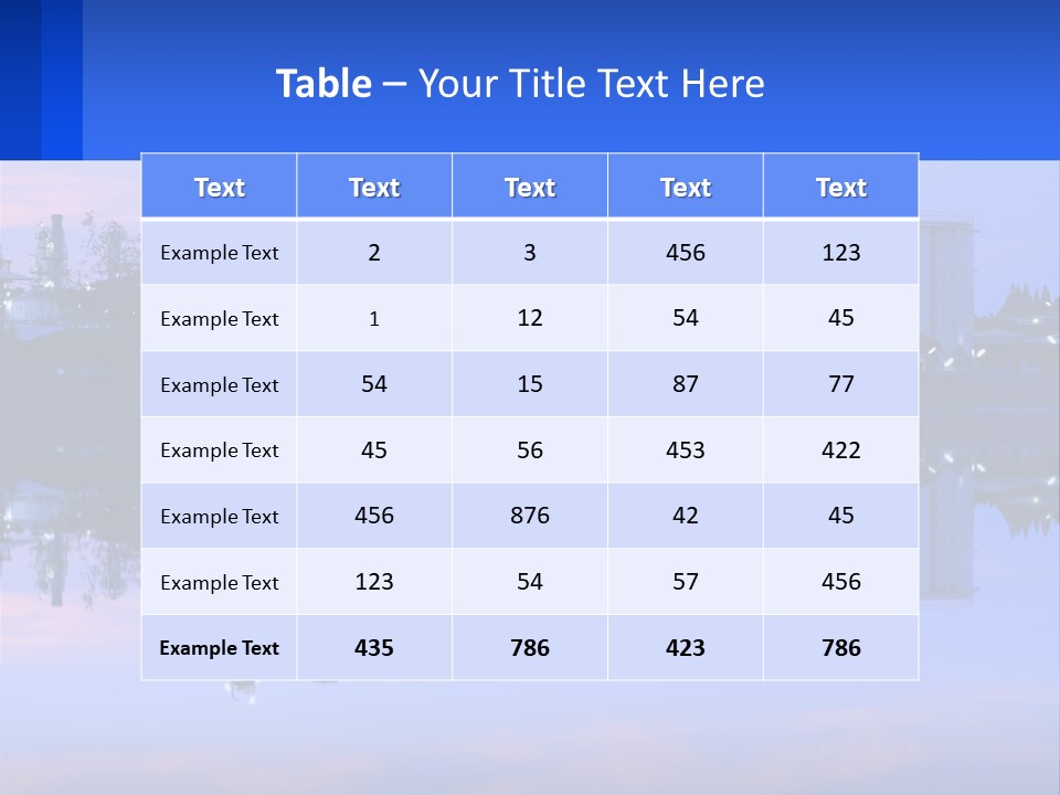 A Power Plant With A Blue Sky In The Background PowerPoint Template