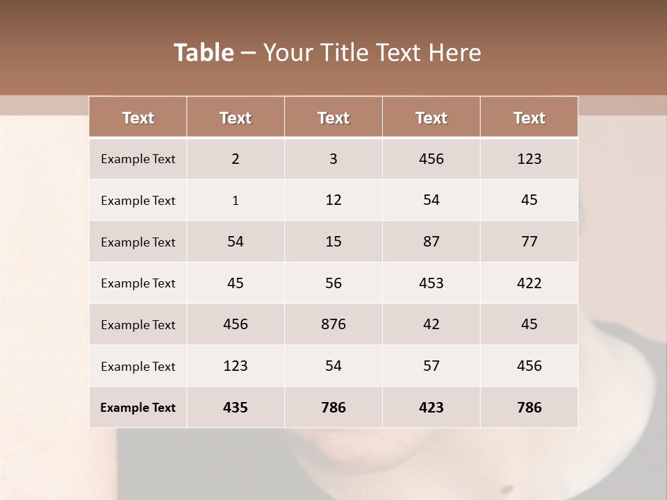 A Young Man Leaning Against A Wall With His Eyes Closed PowerPoint Template