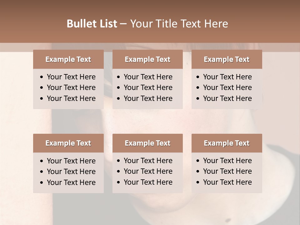 A Young Man Leaning Against A Wall With His Eyes Closed PowerPoint Template