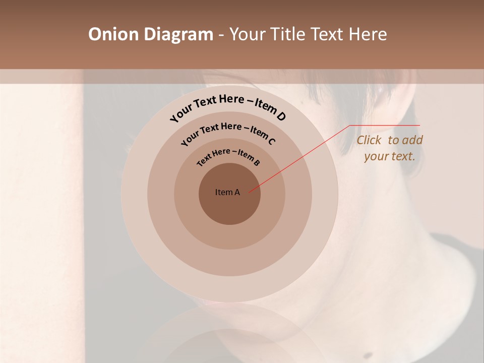 A Young Man Leaning Against A Wall With His Eyes Closed PowerPoint Template