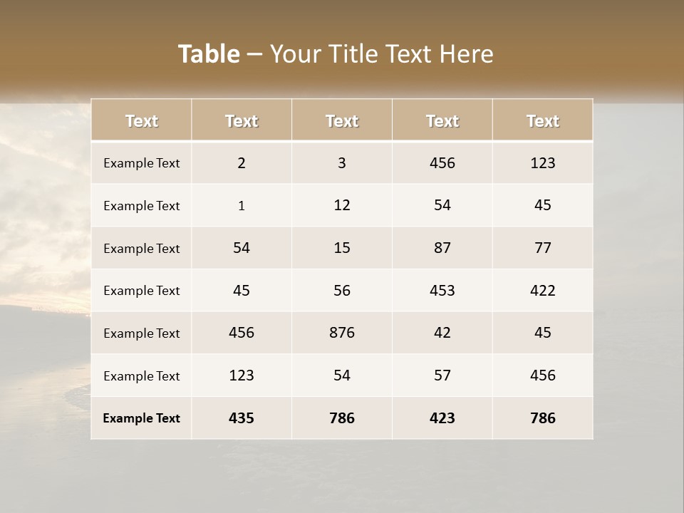 A Man And A Woman Are Kissing On The Beach PowerPoint Template