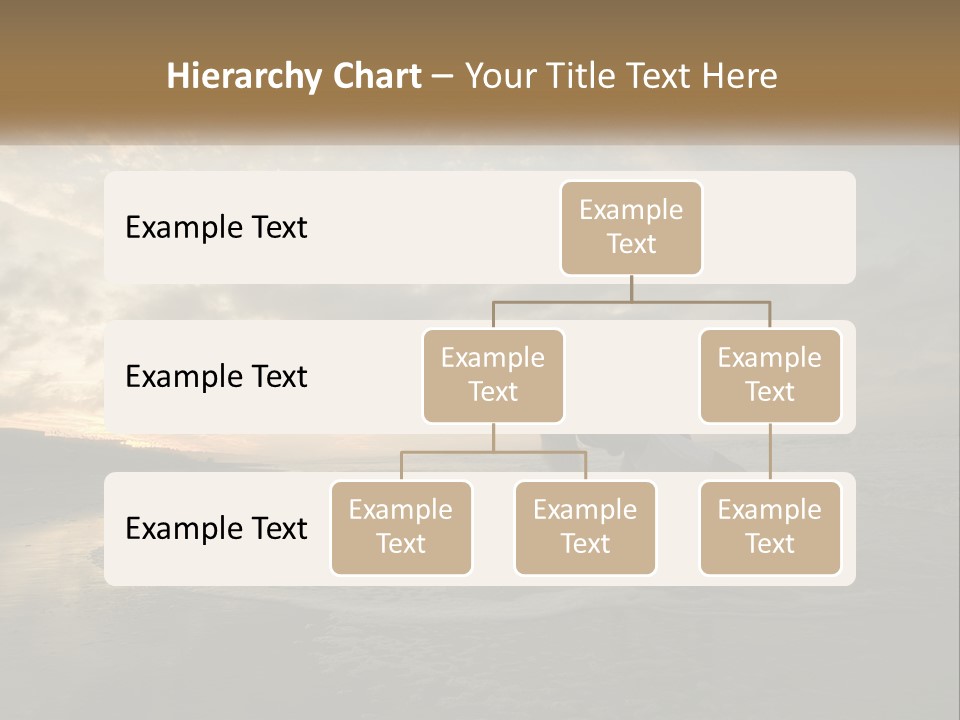A Man And A Woman Are Kissing On The Beach PowerPoint Template