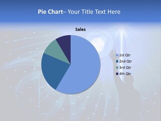 A Silhouette Of A Person Reaching Up To A Star PowerPoint Template