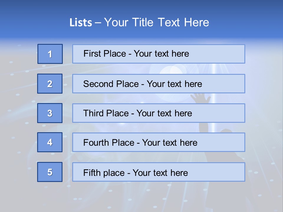 A Silhouette Of A Person Reaching Up To A Star PowerPoint Template