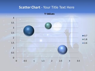 A Silhouette Of A Person Reaching Up To A Star PowerPoint Template