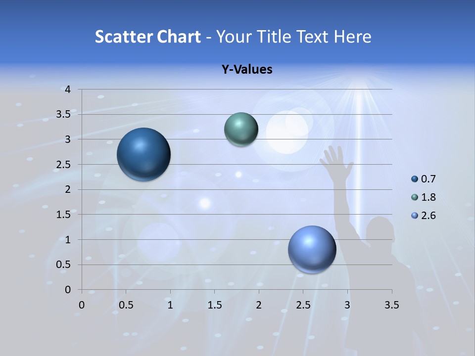 A Silhouette Of A Person Reaching Up To A Star PowerPoint Template