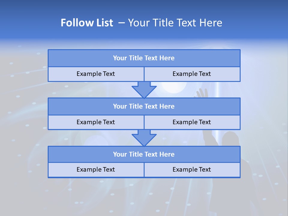 A Silhouette Of A Person Reaching Up To A Star PowerPoint Template