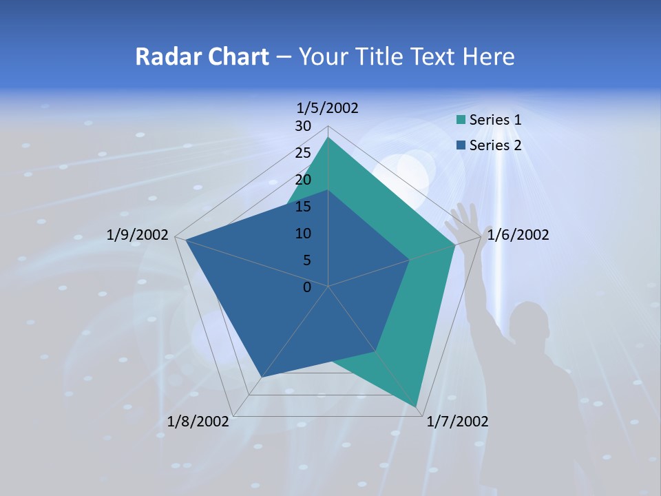 A Silhouette Of A Person Reaching Up To A Star PowerPoint Template