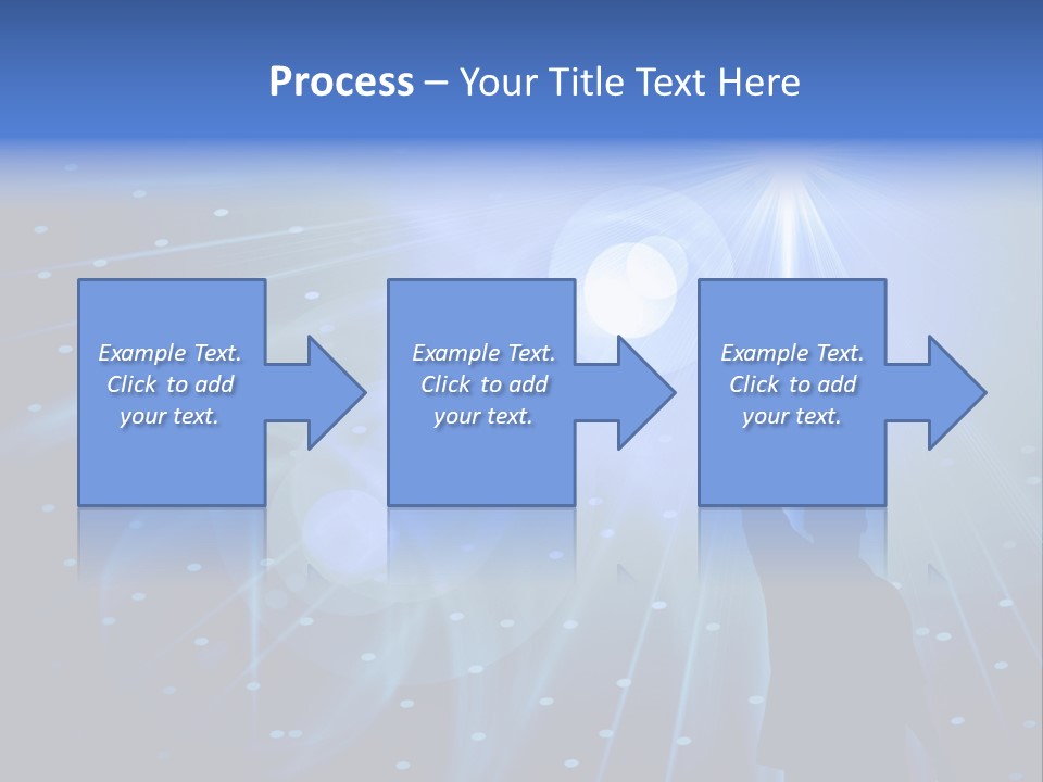 A Silhouette Of A Person Reaching Up To A Star PowerPoint Template