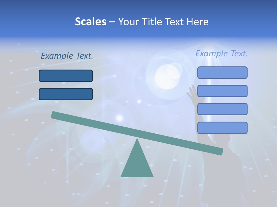 A Silhouette Of A Person Reaching Up To A Star PowerPoint Template