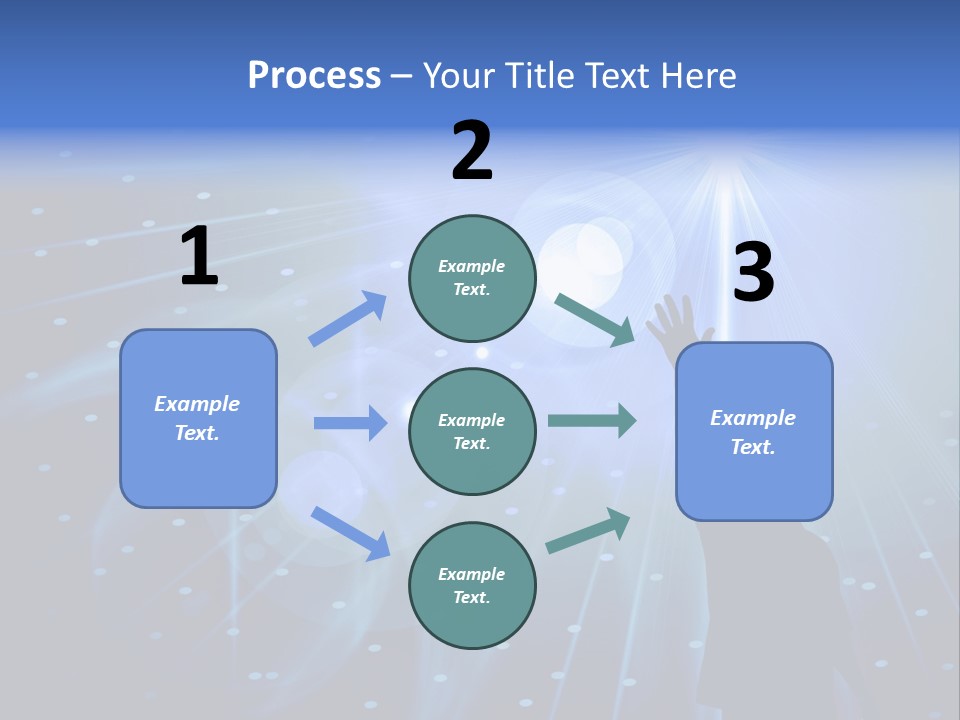 A Silhouette Of A Person Reaching Up To A Star PowerPoint Template