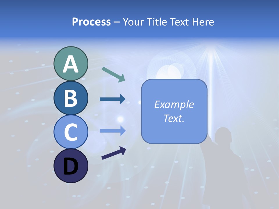 A Silhouette Of A Person Reaching Up To A Star PowerPoint Template
