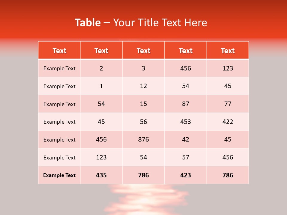 A Red Moon Over A Body Of Water PowerPoint Template