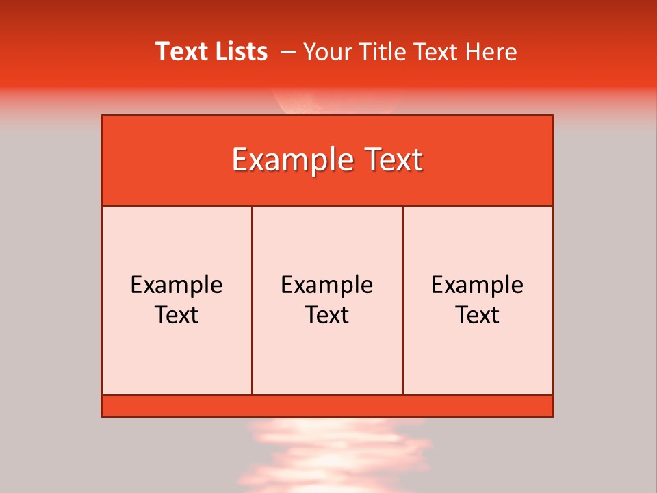 A Red Moon Over A Body Of Water PowerPoint Template