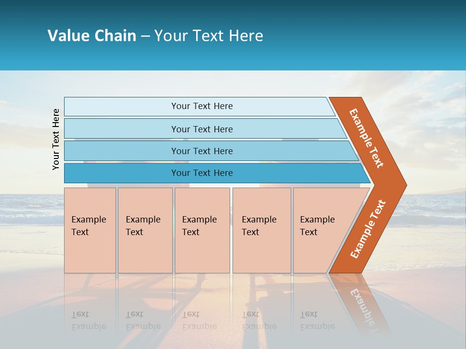 Two People Sitting In Beach Chairs Facing Each Other PowerPoint Template