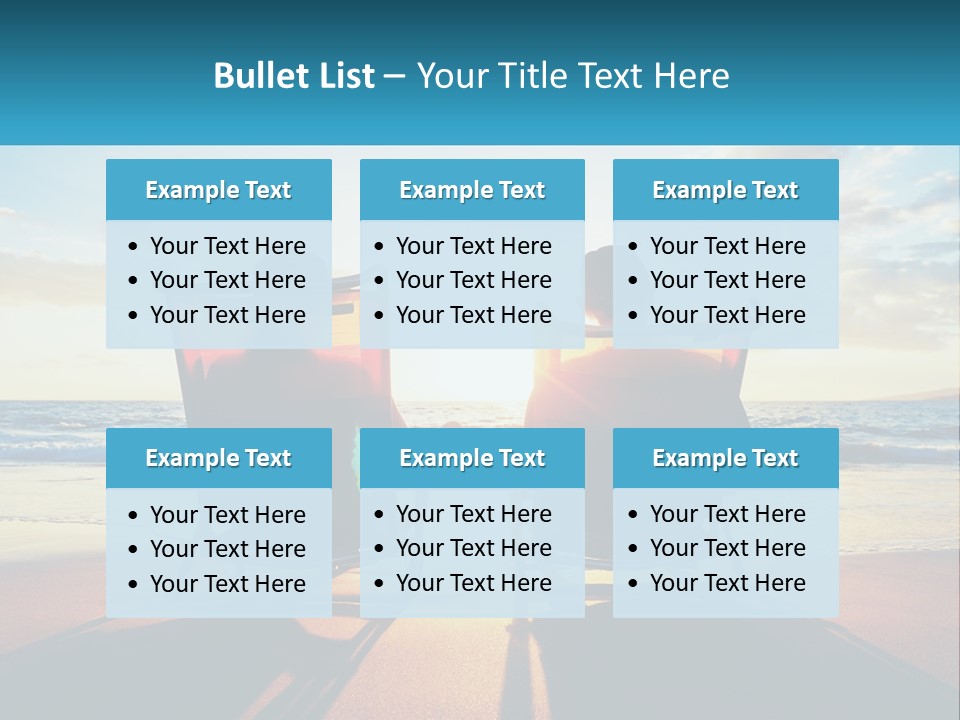 Two People Sitting In Beach Chairs Facing Each Other PowerPoint Template