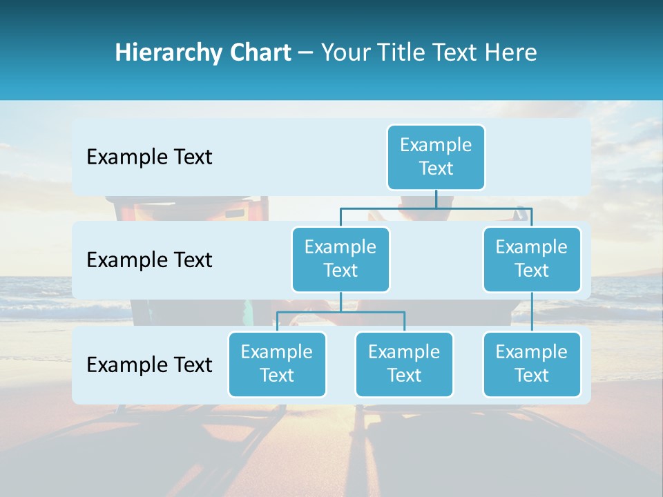 Two People Sitting In Beach Chairs Facing Each Other PowerPoint Template