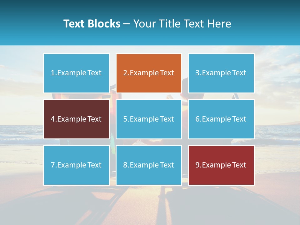 Two People Sitting In Beach Chairs Facing Each Other PowerPoint Template