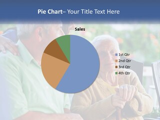 A Group Of People Sitting Around A Computer PowerPoint Template