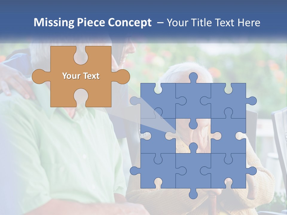 A Group Of People Sitting Around A Computer PowerPoint Template