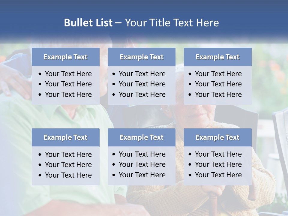A Group Of People Sitting Around A Computer PowerPoint Template