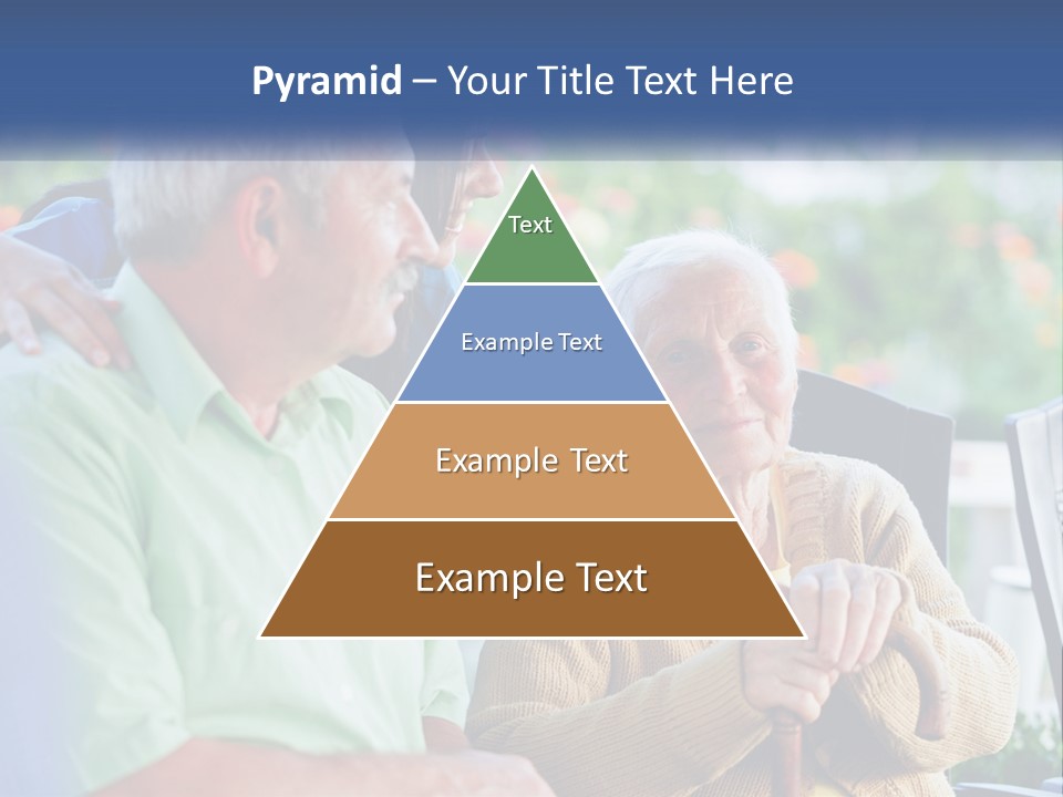 A Group Of People Sitting Around A Computer PowerPoint Template