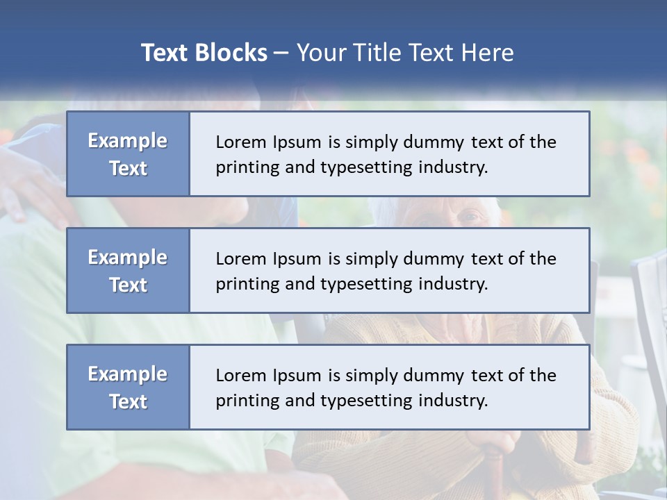 A Group Of People Sitting Around A Computer PowerPoint Template