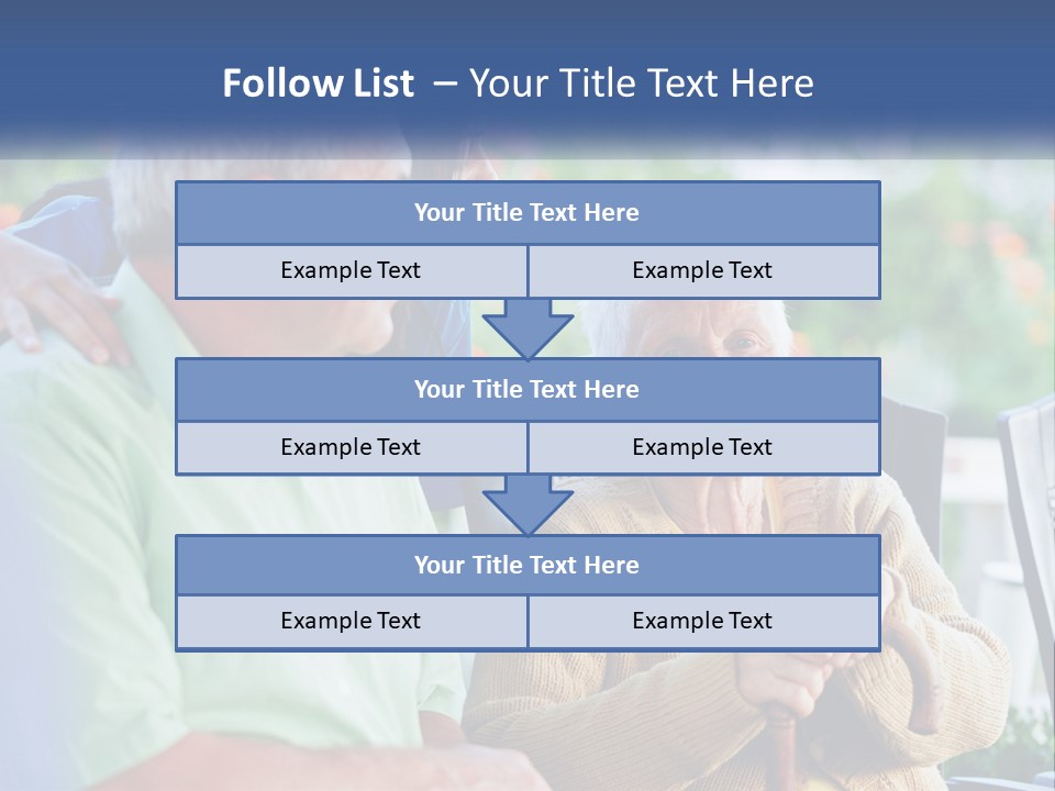 A Group Of People Sitting Around A Computer PowerPoint Template