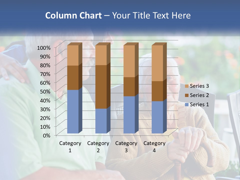 A Group Of People Sitting Around A Computer PowerPoint Template