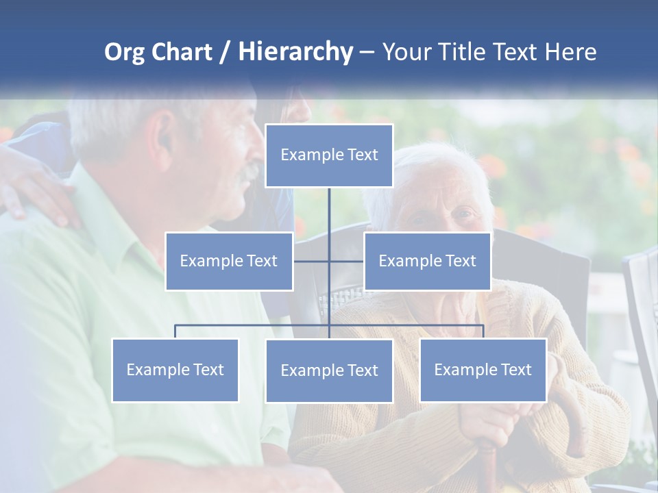 A Group Of People Sitting Around A Computer PowerPoint Template