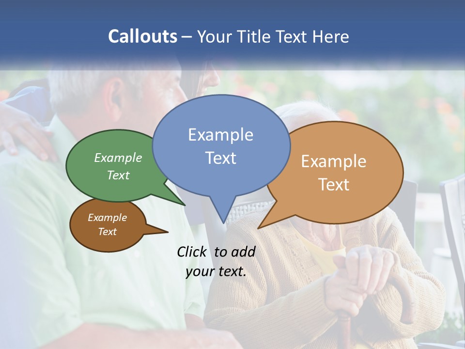 A Group Of People Sitting Around A Computer PowerPoint Template