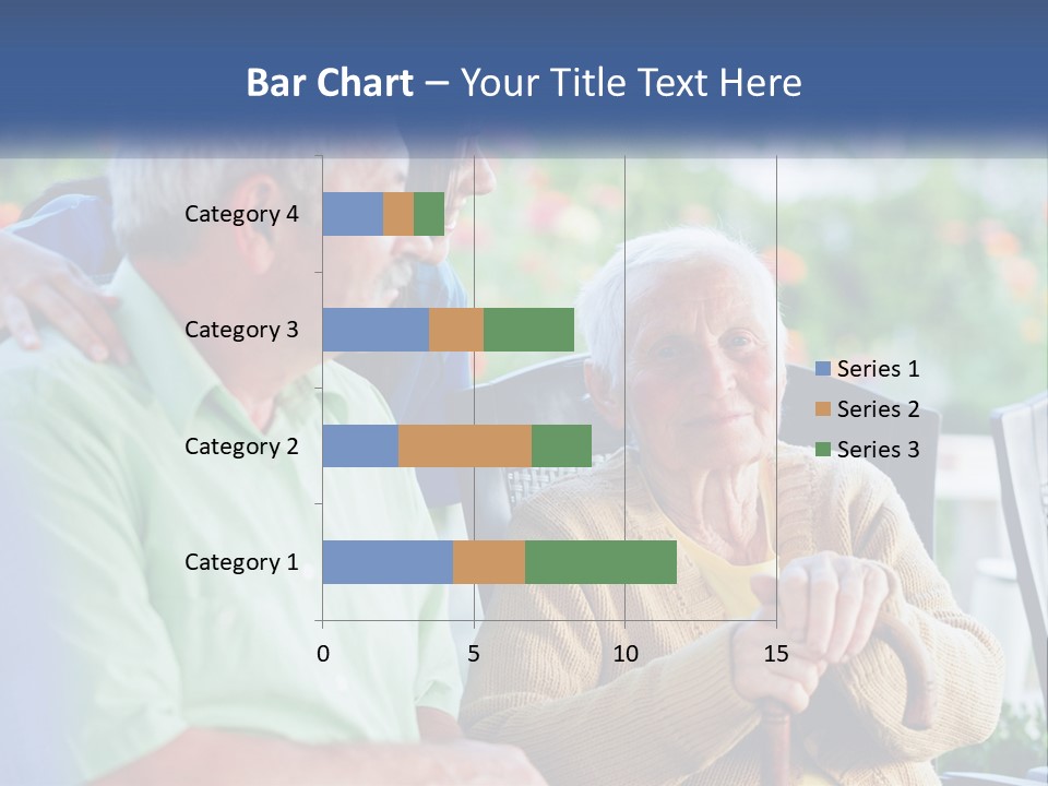 A Group Of People Sitting Around A Computer PowerPoint Template