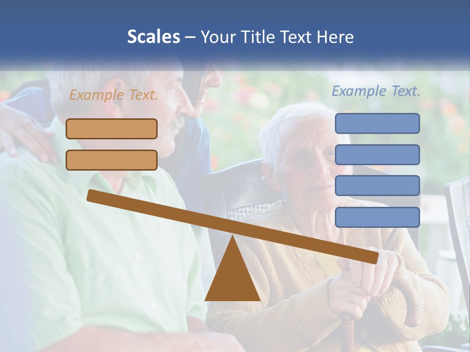 A Group Of People Sitting Around A Computer PowerPoint Template
