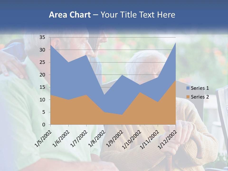A Group Of People Sitting Around A Computer PowerPoint Template