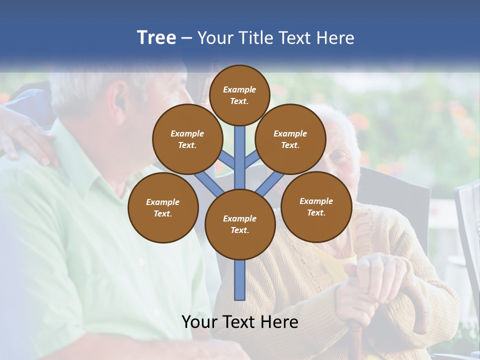 A Group Of People Sitting Around A Computer PowerPoint Template