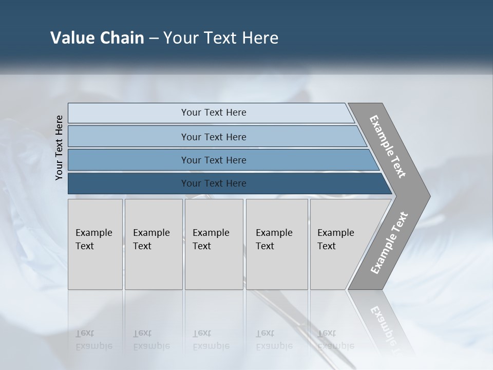 A Person In Blue Gloves Holding A Pair Of Scissors PowerPoint Template