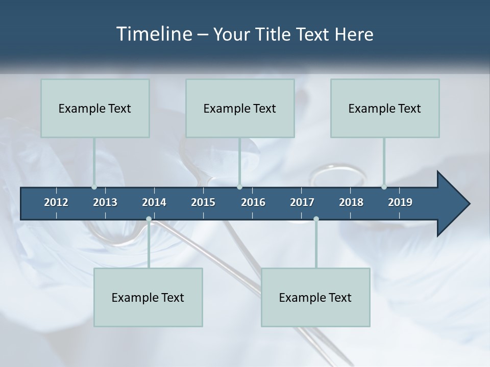 A Person In Blue Gloves Holding A Pair Of Scissors PowerPoint Template