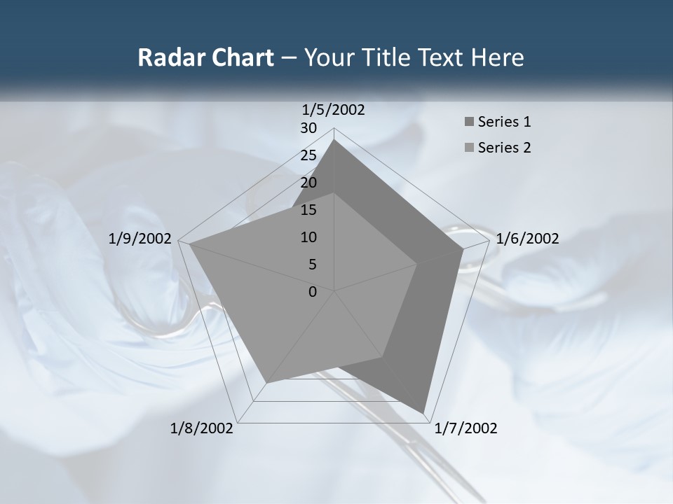 A Person In Blue Gloves Holding A Pair Of Scissors PowerPoint Template
