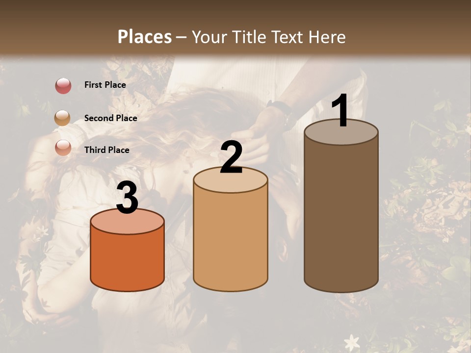 A Man And A Little Girl Laying On The Ground PowerPoint Template