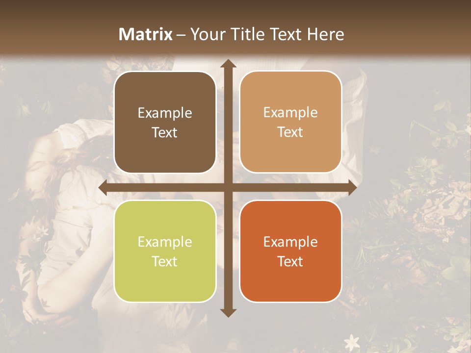 A Man And A Little Girl Laying On The Ground PowerPoint Template