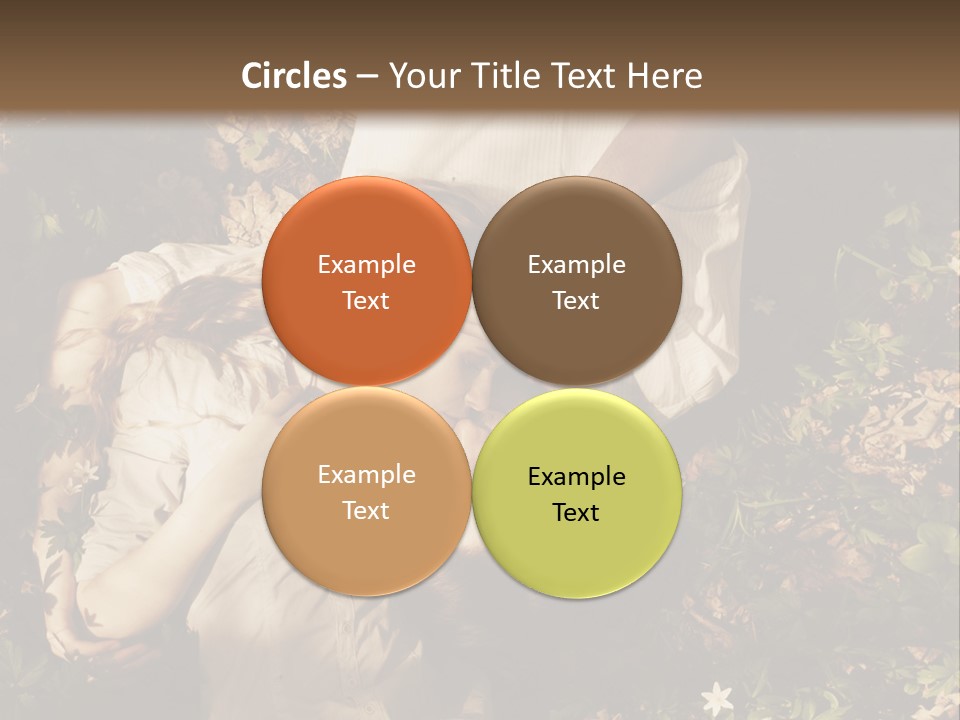 A Man And A Little Girl Laying On The Ground PowerPoint Template