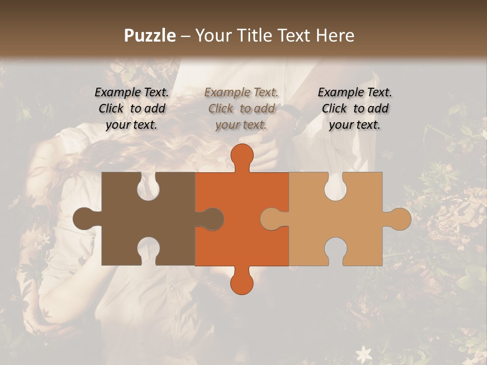 A Man And A Little Girl Laying On The Ground PowerPoint Template