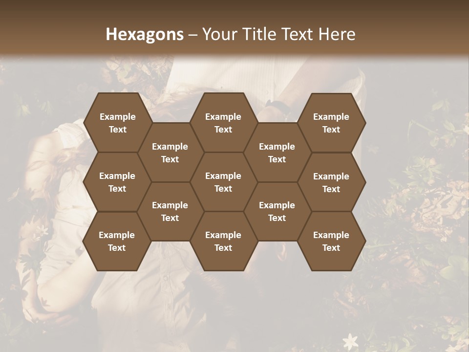 A Man And A Little Girl Laying On The Ground PowerPoint Template